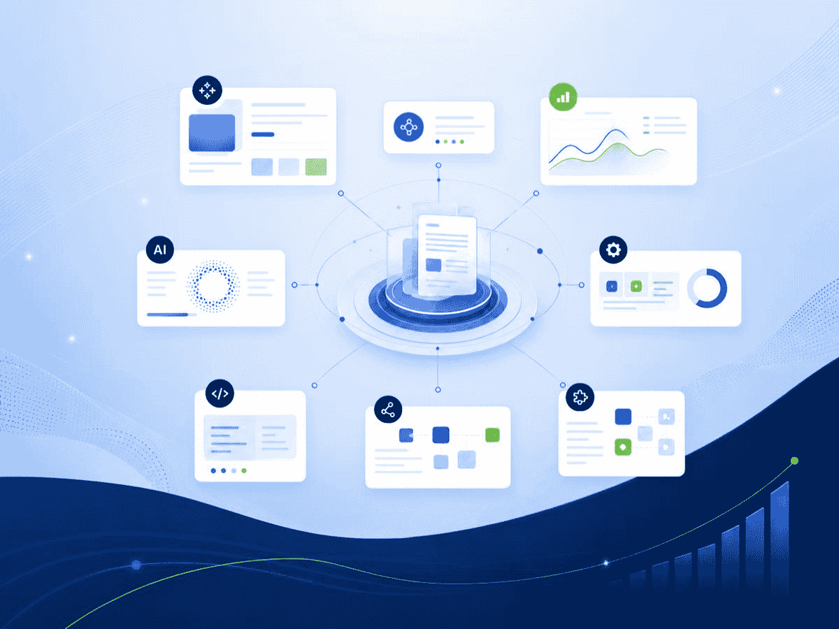 Connected technology platforms for AI, CRM, automation, and business insights